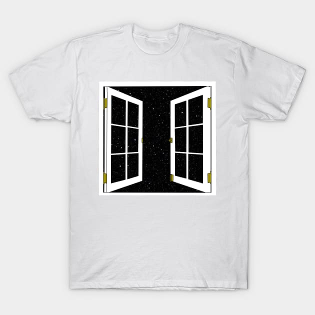 Space Out The Window T-Shirt by edajylix